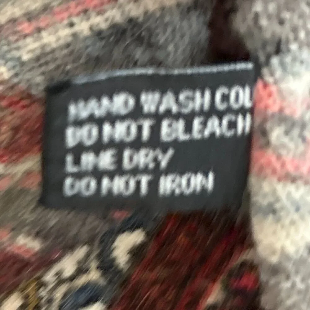 Source Unknown scarf wool